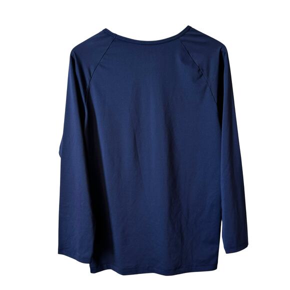 PUMA Men’s Long Sleeve Athletic T-Shirt Blue Size Large Activewear Gym - Picture 2 of 5